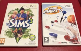 Lot 2 jeux Nintendo Wii : Pack ( Les Sims 3 + Game Party )  