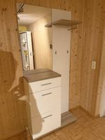 Garderobe mit Spiegel, Schuhschrank