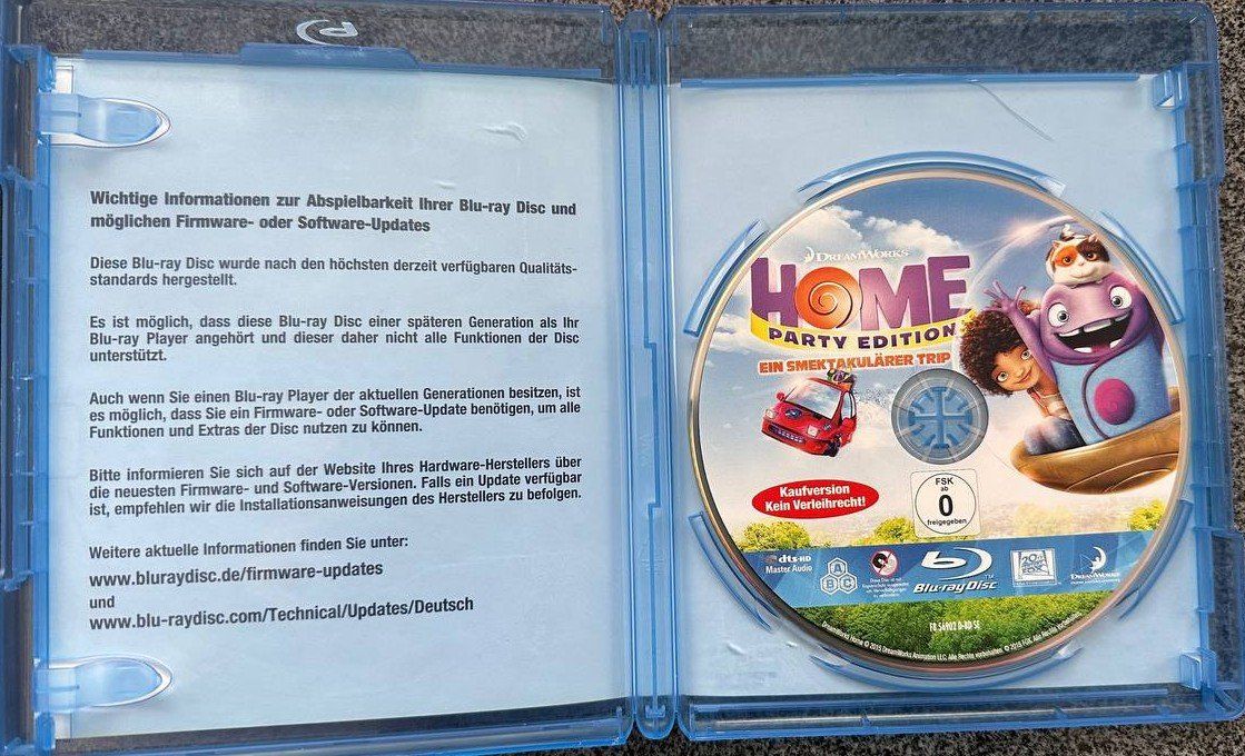 Tutti i DVDs: Home - Ein smektakulärer Trip Blu-ray Disc – Usato da Beringen venduto da Mantafisch1 3