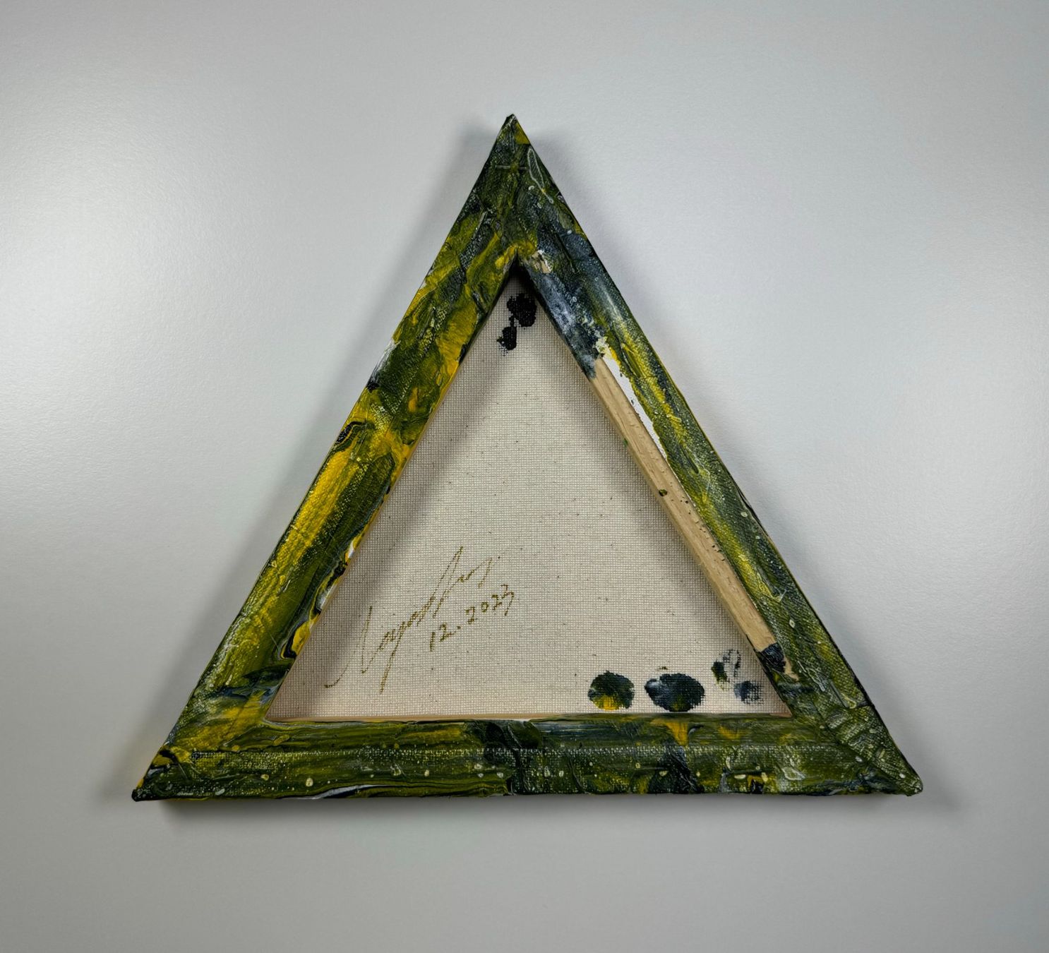 Dipinti: Acryl-Flüssigmalerei, Dreieck – Usato da Schlieren venduto da MayaSheng1983 2