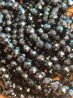 Strang echte facettierte spinel Kugeln 4 mm