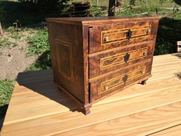 Modellkommode / Schmuckkästchen Antik