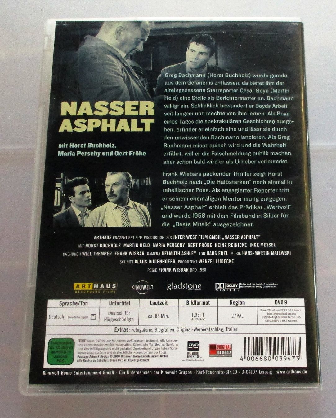 Tutti i DVDs: NASSER ASPHALT - Horst Bucholz – Usato da Wattwil venduto da Muriel10 1