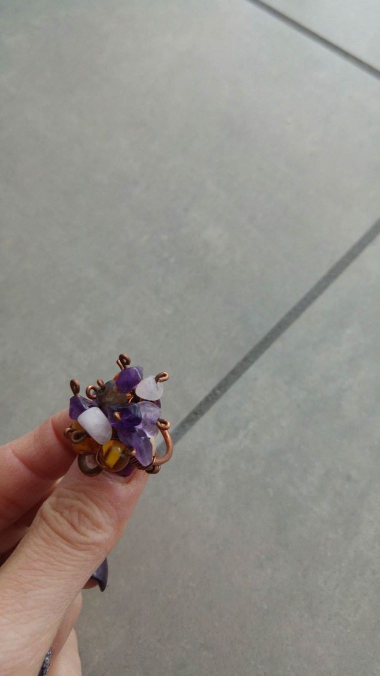 Ringe: Handgemacht ring mit echte steine – Gebraucht aus bellinzona von zeus6535 1