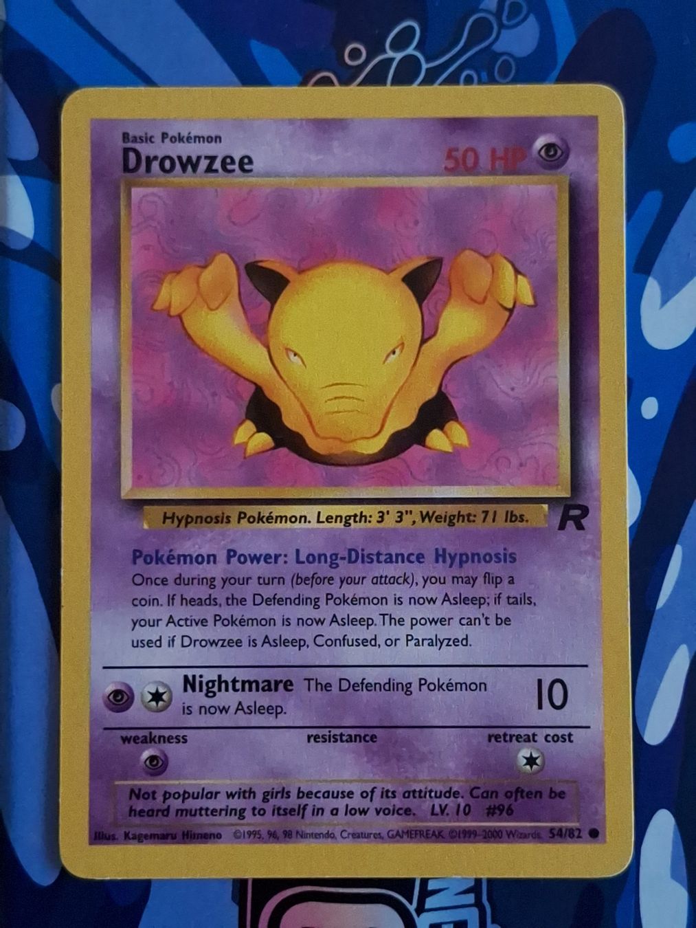 Pokémon Cartes à collectionner: Drowzee Traumato - Team Rocket #Ord3 – D'occasion à Altstätten SG par GGsGameshop