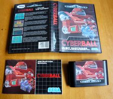 Mega Drive: CyberBall, CIB,  vintage 1990, Bon état !