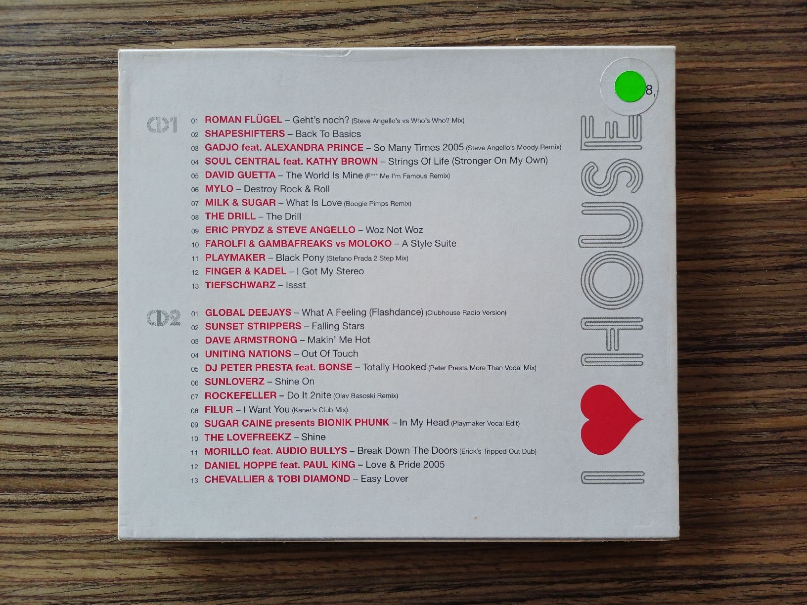 CD: I Love House - Compilation CDx2 – Usato da Begnins venduto da Drastic-Sound 1