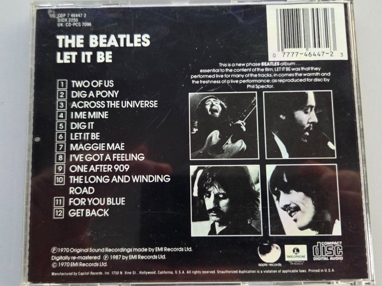 CDs: CD THE BEATLES - LET IT BE – D'occasion à Schaffhausen par Kellerrassel 2