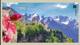 Fürstentum Lichtenstein Crypto Stamp CHLI pink, postfrisch