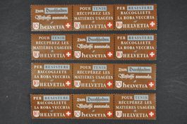 Z35a-Z35d Altstoff 1942 Dreierstreifen postfrisch ohne Falz