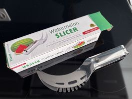 Wassermelonenschneider Metall neu