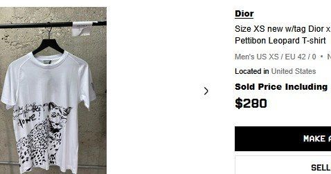 Dior T-Shirts: Christian Dior T-Shirt S – Gebraucht aus Collonges von Auganien 7