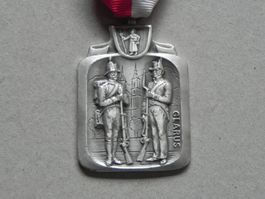 Medaille Schweiz Militär Uniform Kanton Glarus 1993 GL