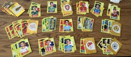 Ca. 220 Panini inkl. Goldsticker & 18 CocaCola Bildern