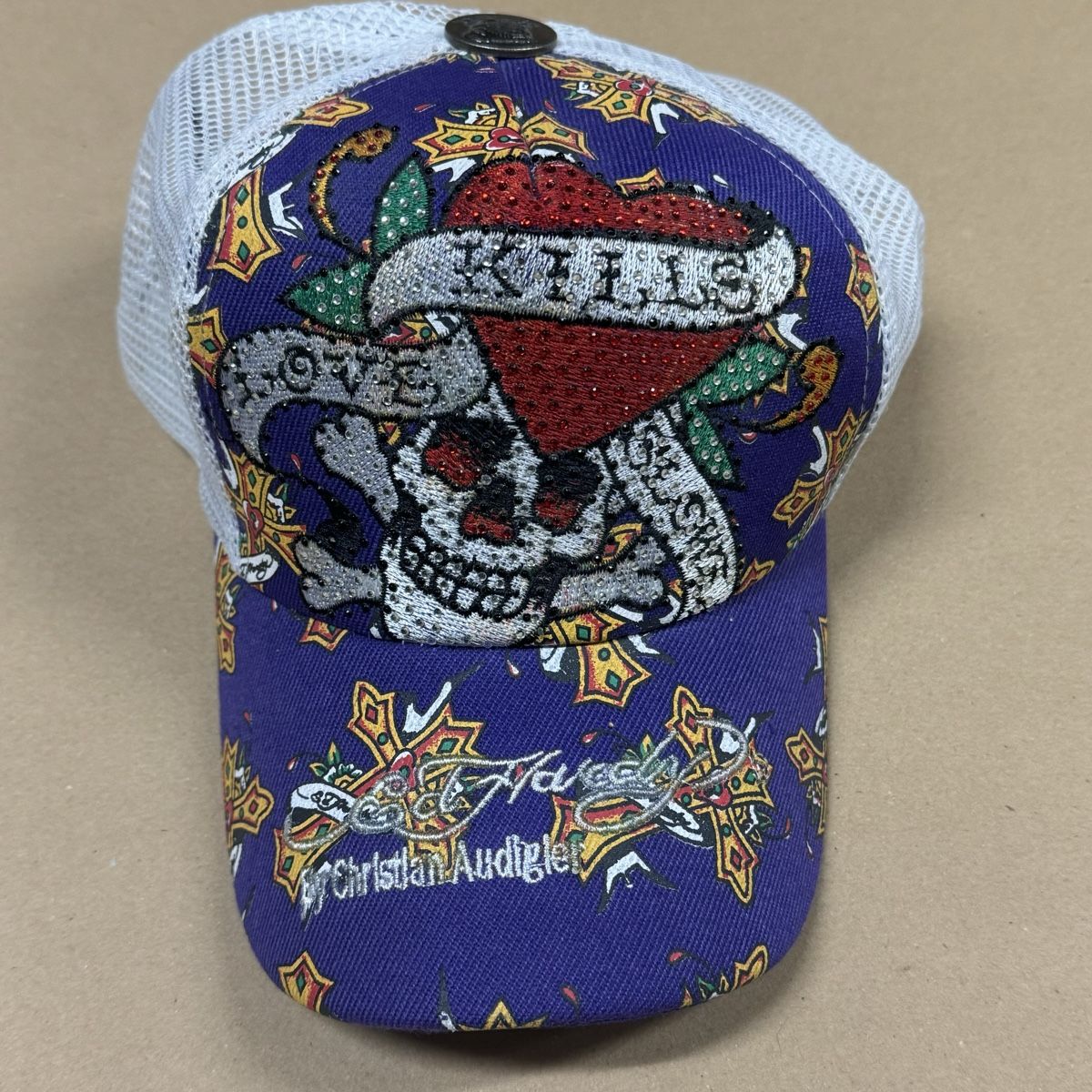 Ed Hardy Hüte, Mützen & Caps: Ed Hardy Trucker Cap "Love Kills Slowly" One Size – Gebraucht aus St. Gallen von sourced_limited 3
