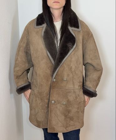 Original shearling coat winter coat montone
