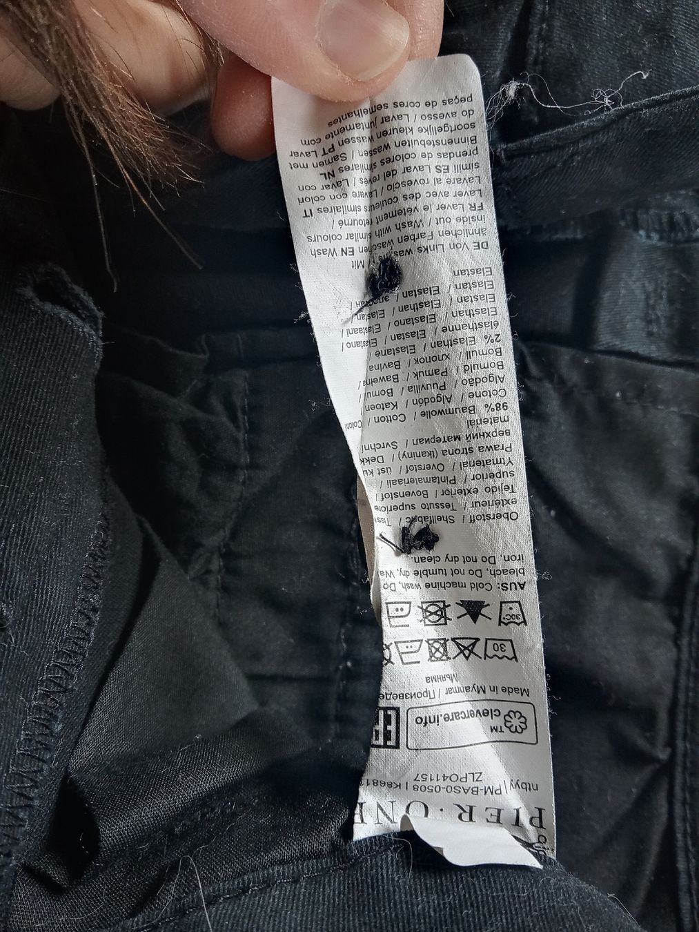 Jeans: Pier One Jungen Jeans schwarz gebraucht – Gebraucht aus Rehetobel von Modi98 2