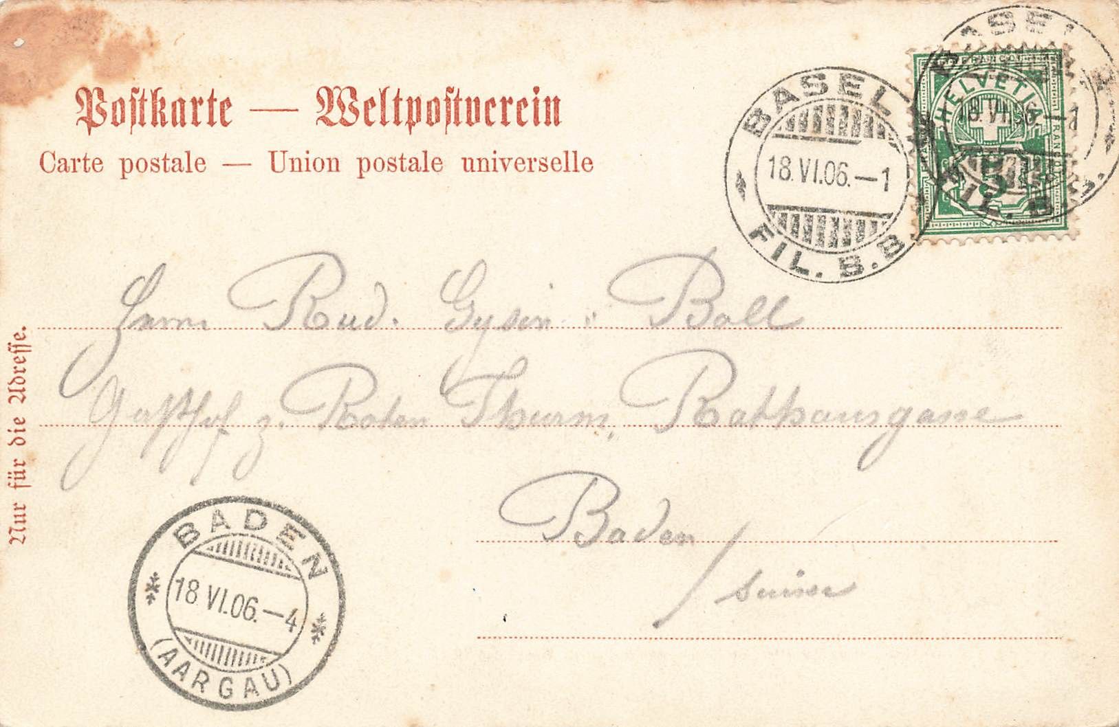 Cartoline postali: Isteiner klotz – Usato da Biasca venduto da Blenio71 1