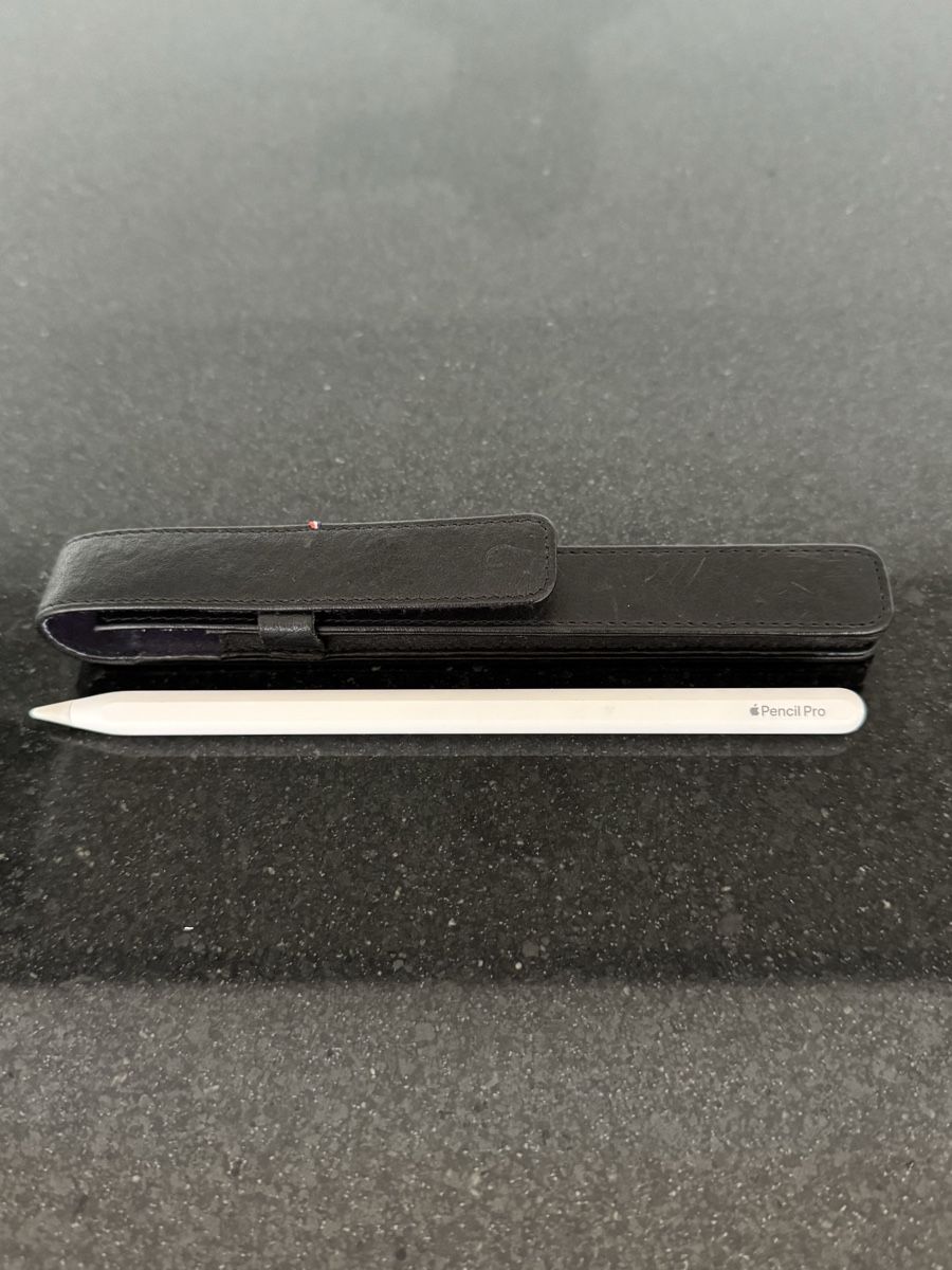 Apple Stifte & Marker: Apple Pencil Pro mit Leder-Etui – Gebraucht aus Mellingen von l-_-l