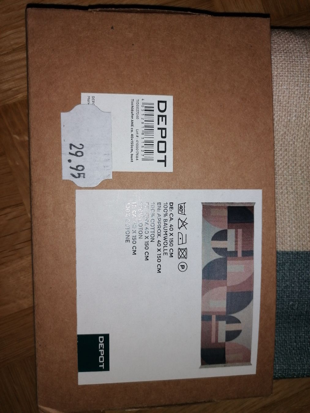 Set di tavolo e panche: Wunderschöner Tischläufer Depot, Baumwolle – Nuovo e nell'imballaggio originale da Dübendorf venduto da an_nk8z 1