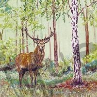 Serviette wild deer (1239) 2Stk.