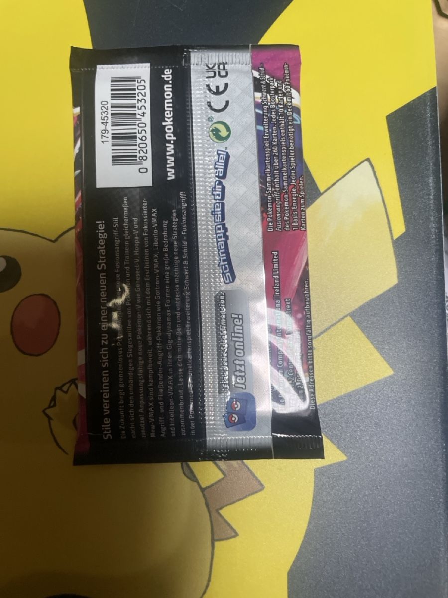 Pokémon Carte collezionabili: Fusionsangriff Booster Deutsch – Nuovo e nell'imballaggio originale da Bazenheid venduto da Toulouse12 1