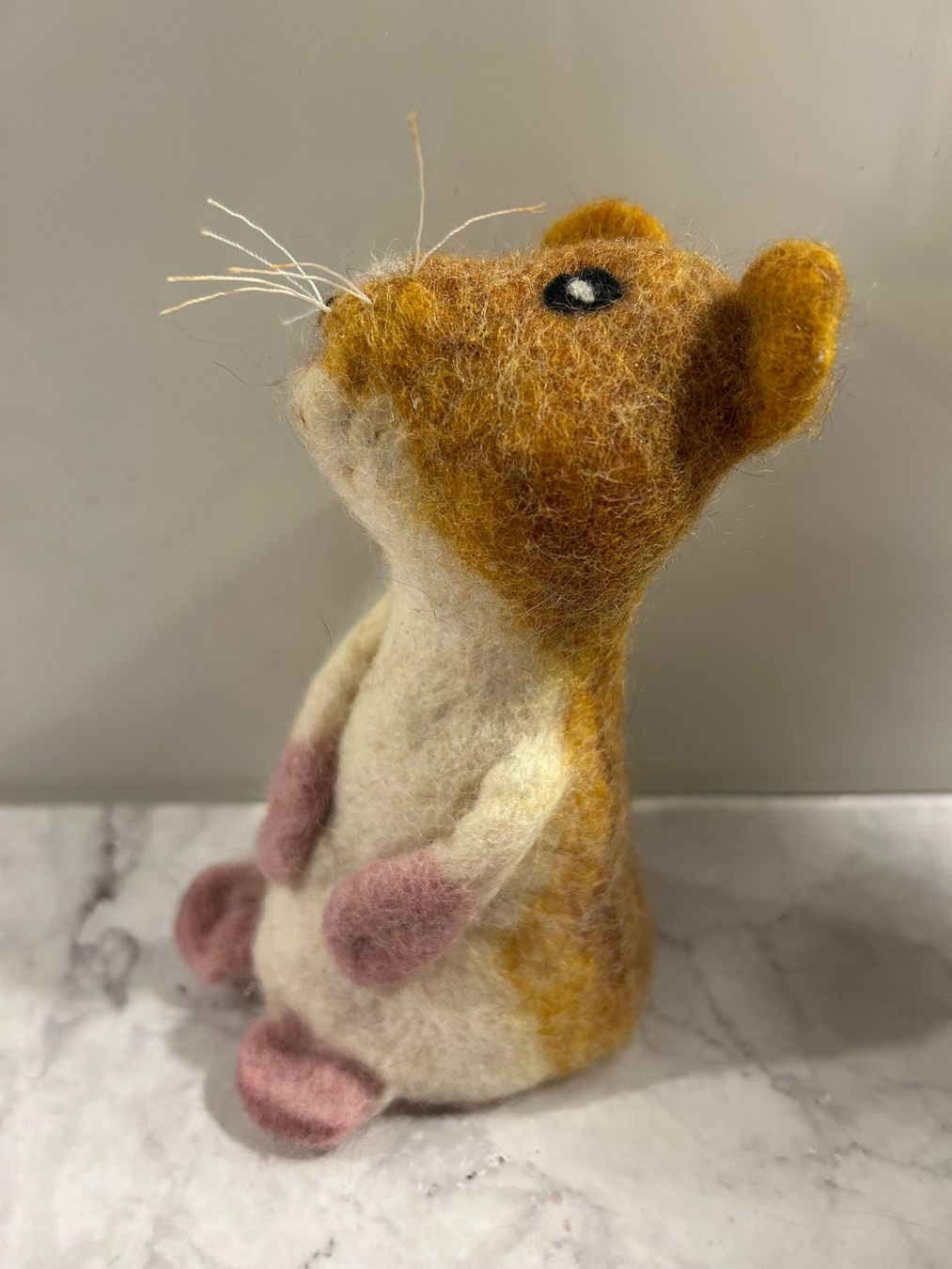 Statuette: Filztier Hamster Filz Tier – Usato da Basel venduto da toy_t8bb 2