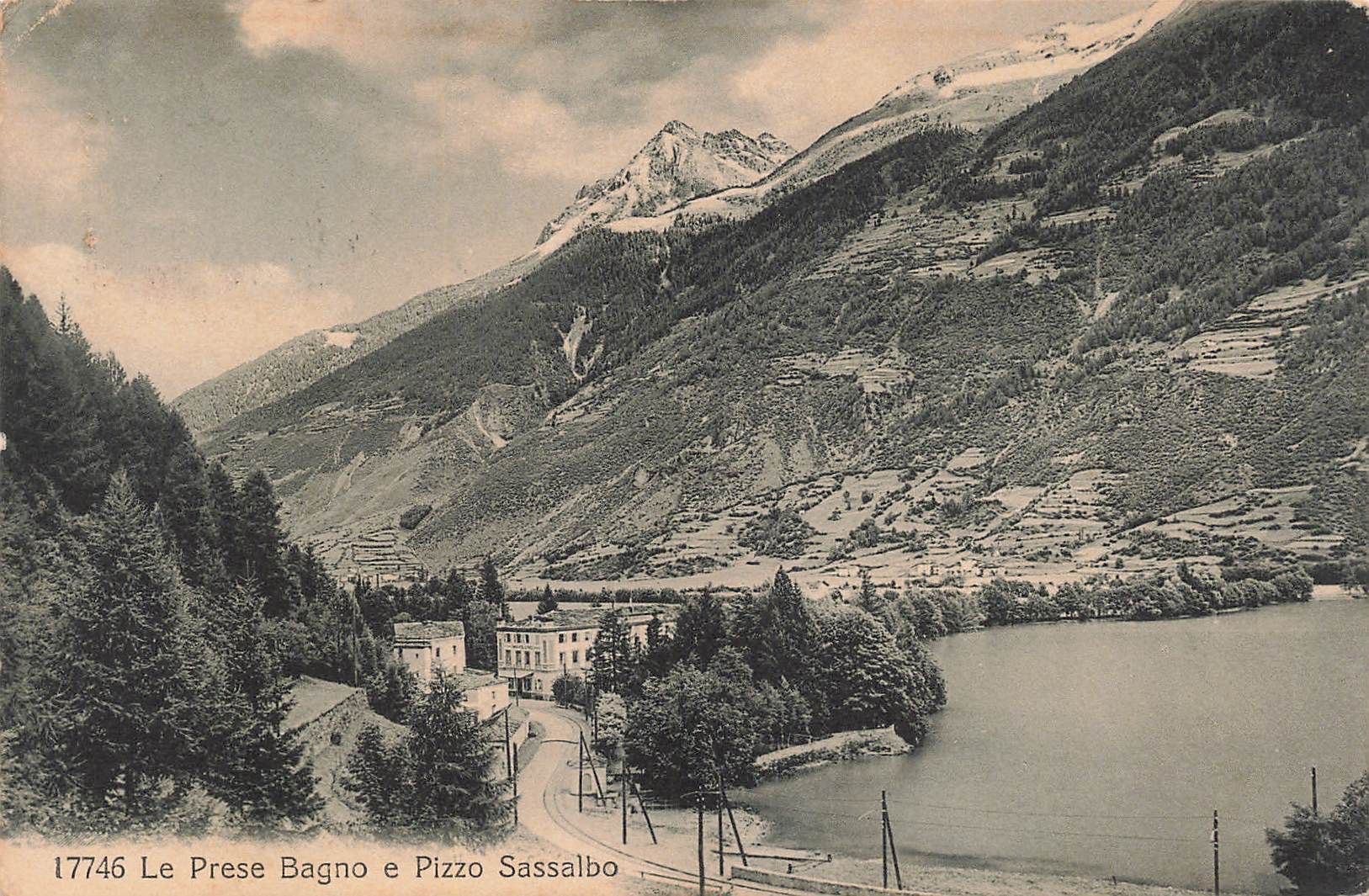 Cartoline postali: Le prese bagno e pizzo sassalbo – Usato da Biasca venduto da Blenio71