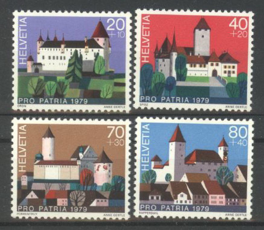 Tutti i francobolli: 1979, Pro Patria ** (2) – Usato da Willisau venduto da Vollstempel
