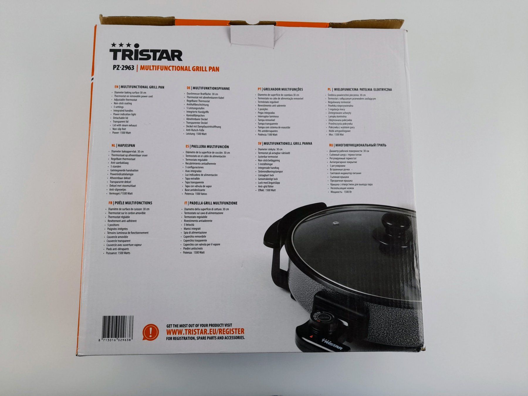 Padelle: TRISTAR Multifunctional Grill Pan Pz-2963 – Nuovo e nell'imballaggio originale da Liebefeld venduto da Restwert_Liebefeld 5