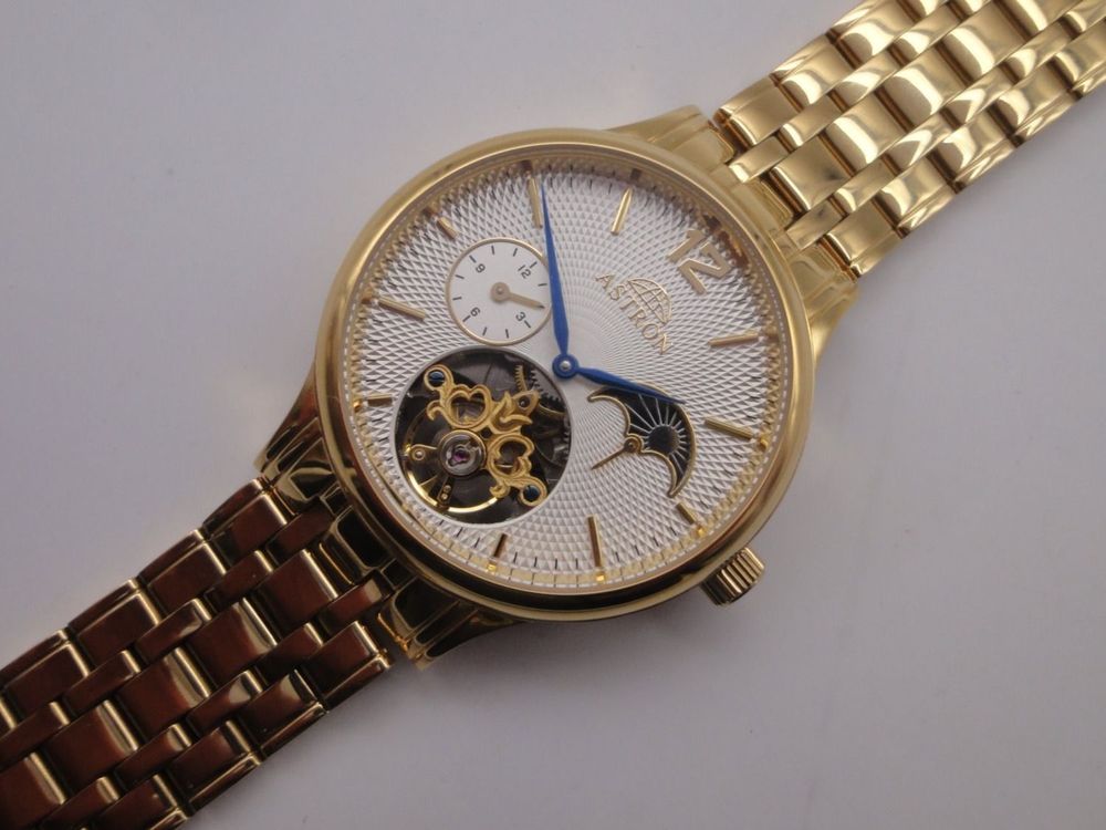 Astron automatic uhr online gold