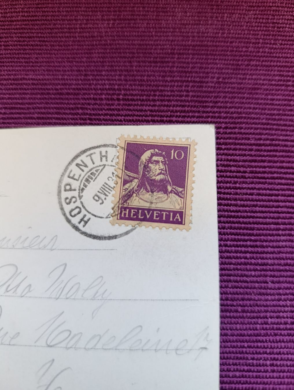 Ansichtskarten: Ansichtskarte Schöllenenbahn 1931 gelaufen – Gebraucht aus Elfingen von Bimbo 2