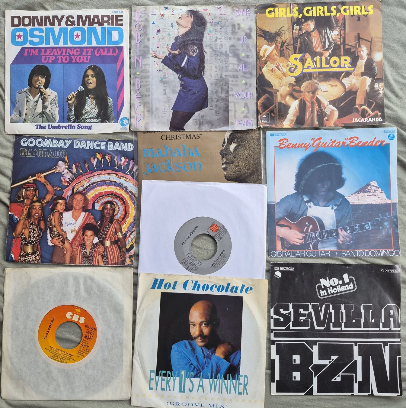 Dischi in vinile: 100 singles pop, rock, jazz – Usato da Onex venduto da X-Ray69