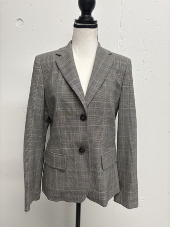 Bernies Blazer Gr. 38, kariert grau schwarz