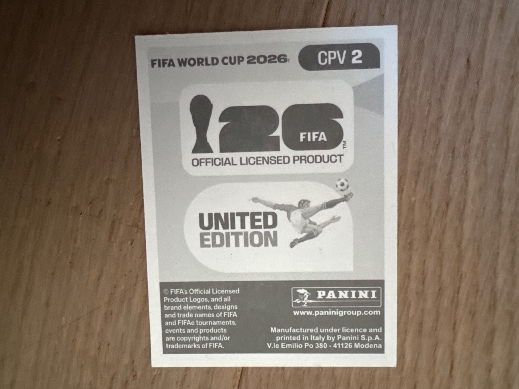Panini Sammelbilder & Trading cards: Panini 2026 CPV 2 – Gebraucht aus Lausanne von FabienA 1