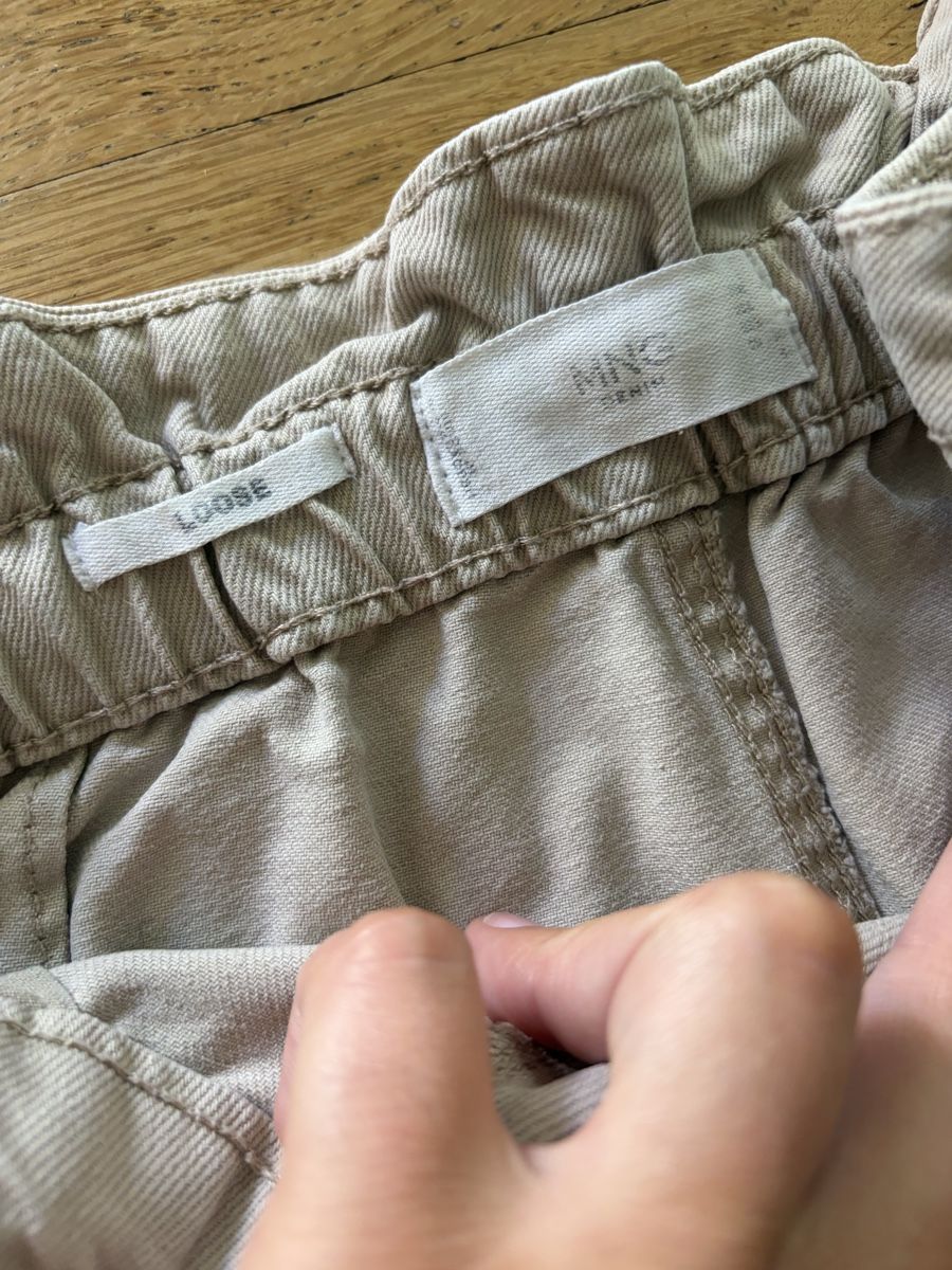 Mango Pantaloni: Pantalon Mango beige taille 36 coupe loose – Nuovo (secondo la descrizione) da Martigny venduto da O96 2