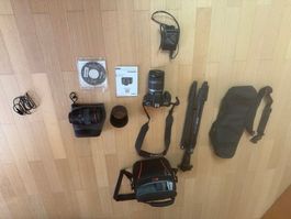 Canon EOS 760 D + 18-200 mm + 100 mm Macro L + accessoires