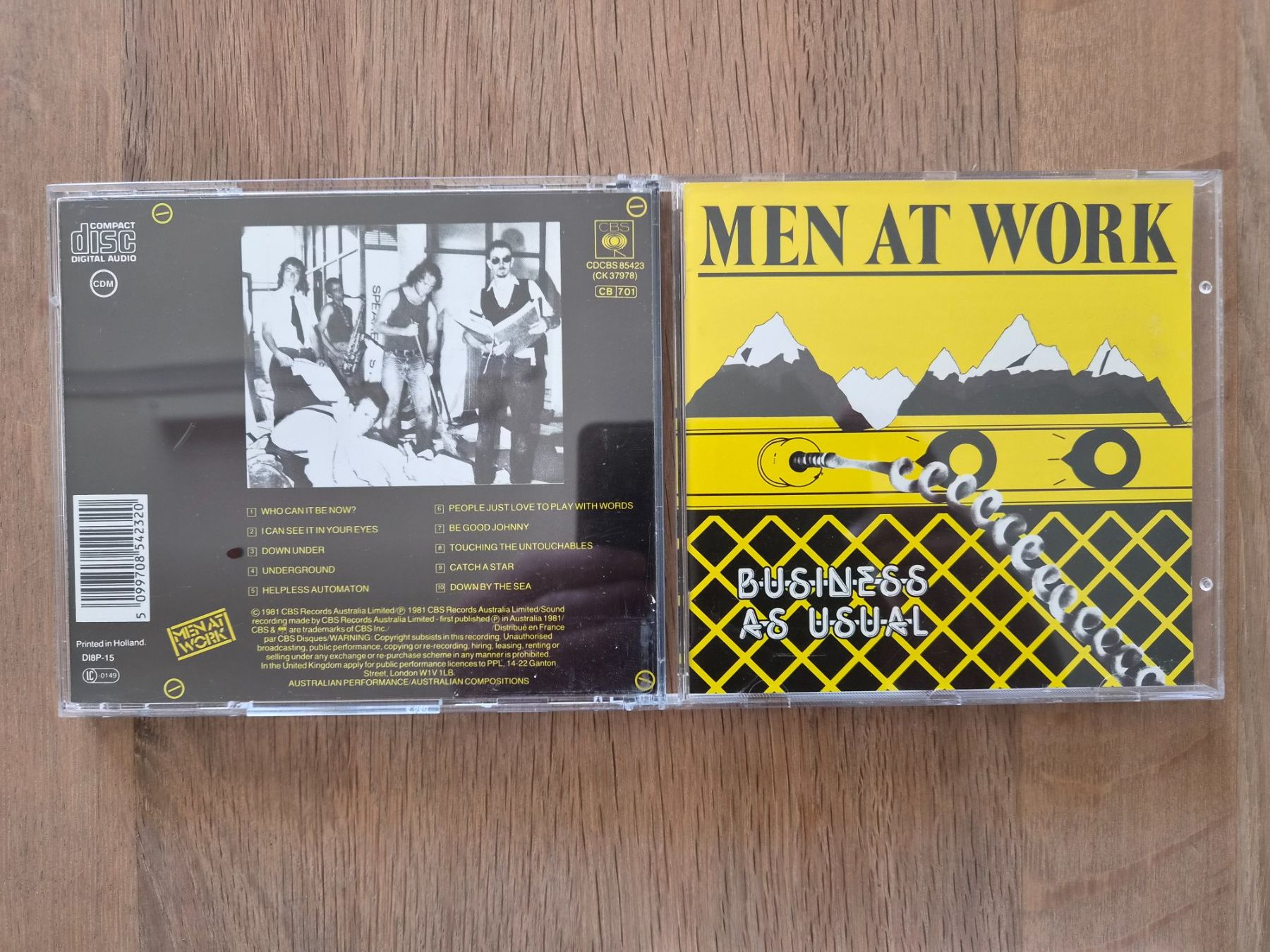 CDs: CD Men At Work - Business As Usual, 1981 – Gebraucht aus Nebikon von Harley-Davidson01