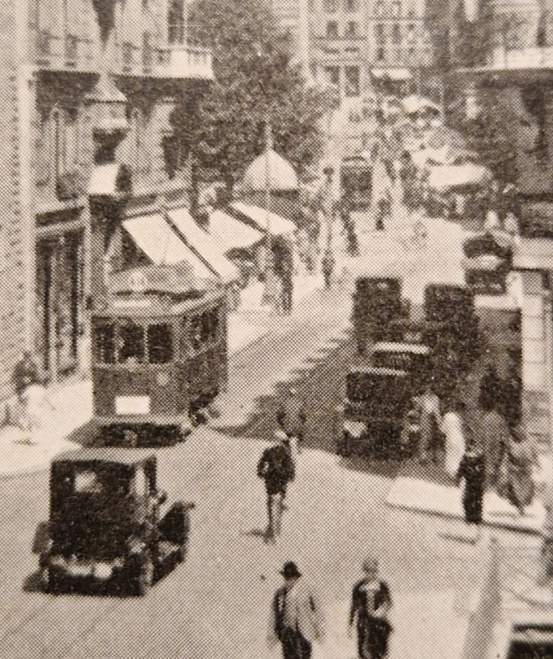Cartes postales: Genève , la Tour de l'Ile, Tram, Oldtimer – D'occasion à Ebikon par Donar50 1