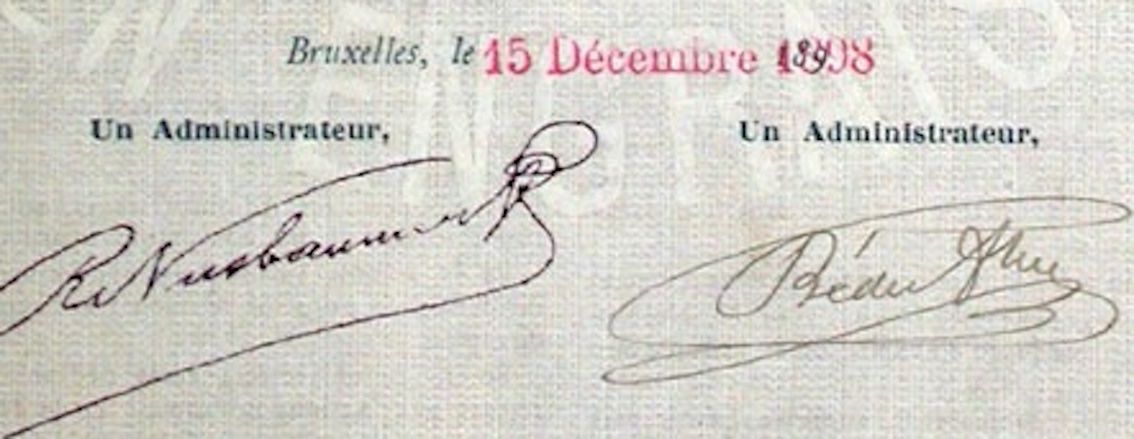 Documenti: SA de Transformation des Vidanges en Engrais - 1898 – Usato da Solothurn venduto da Sgasche 1