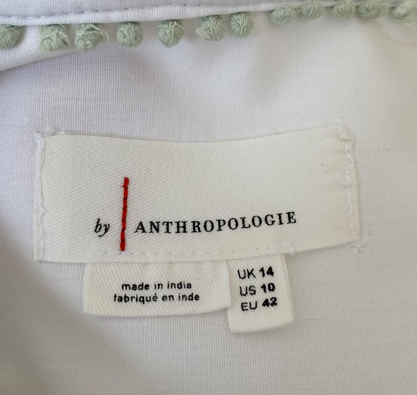 Camicette: Anthropologie Bluse aus Baumwolle Grösse 42 – Usato da Oberwil BL venduto da Leni-Mischi 3