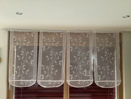 4x Schiebegardinen 57x120cm 