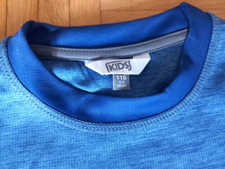 Blaues Kinder T-Shirt Grösse 116 (5-6 J.) – Sommer Top!