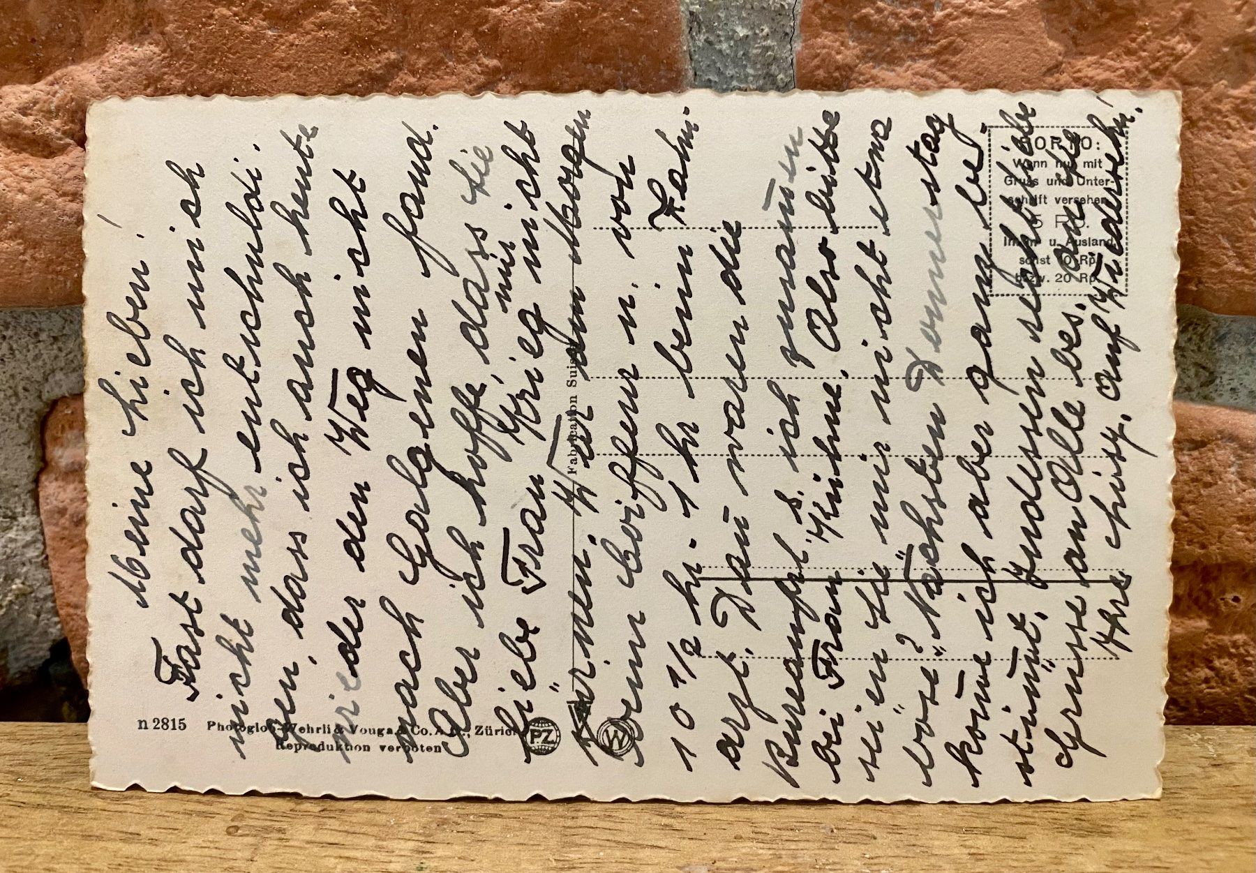 Cartoline postali: RAPPERSWIL - Schloss & Hirschpark - Tiere – Usato da Root venduto da ENGLAND-TREASURES 2