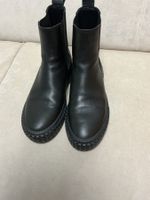 CPNHGN COPENHAGESchwarze Lederstiefeletten, neuwertig, Gr. 4