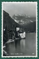 Château de Chillon et les Dents du Midi, 1952, gelaufen