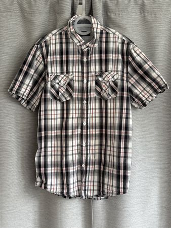 Sommerliches Zara Youth Hemd, Gr. M, kariert, Herren