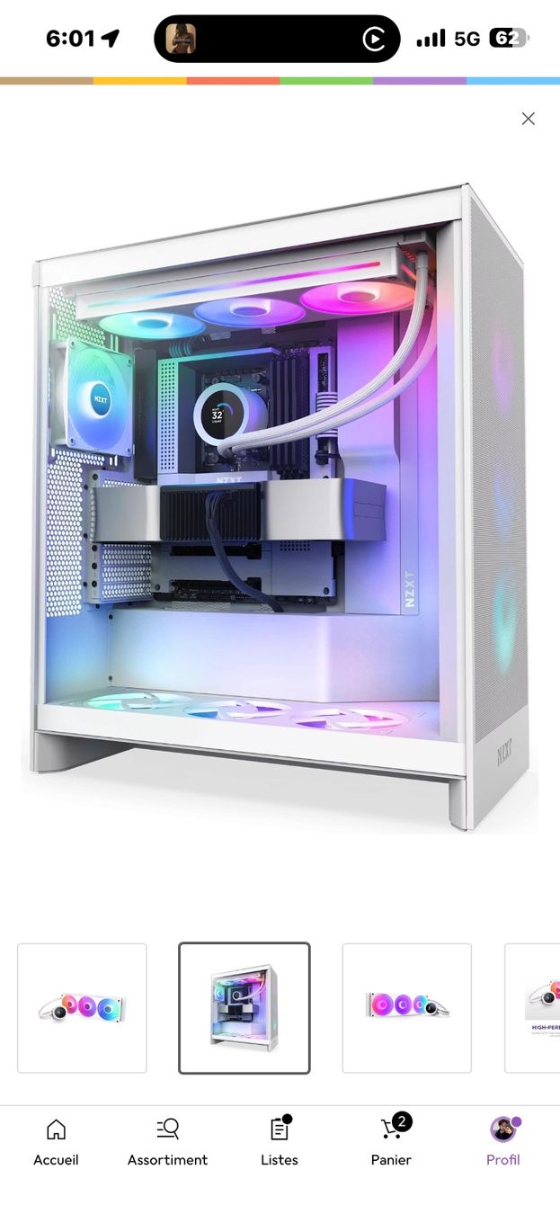 Componenti elettronici: AIO NZXT Kraken Plus Blanc 360mm Watercooling – Usato da Lausanne venduto da mal_2nl5 1
