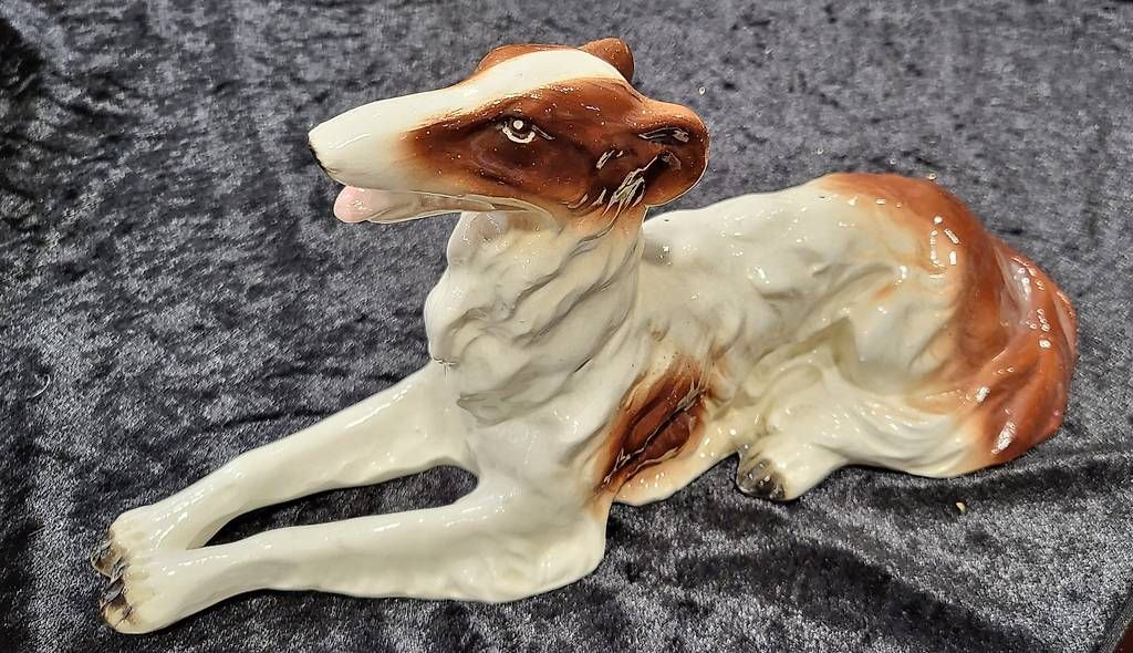 Statuette: Porzellan Windhund – Usato da Thundorf venduto da purita13