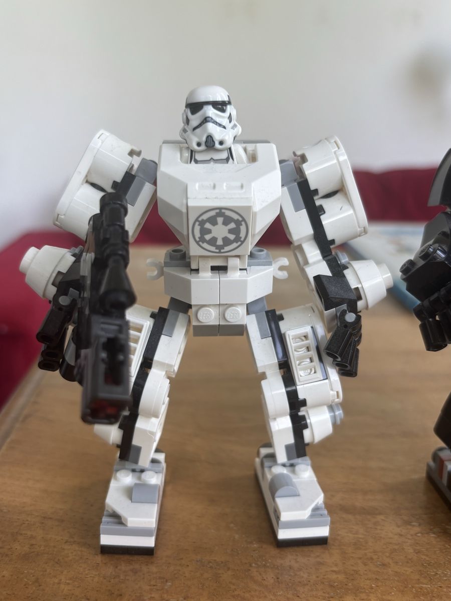 Star Wars Statuette: Lego Star Wars Mech Set Darth Vader Stormtrooper – Usato da Zürich venduto da mar_kjl9 1